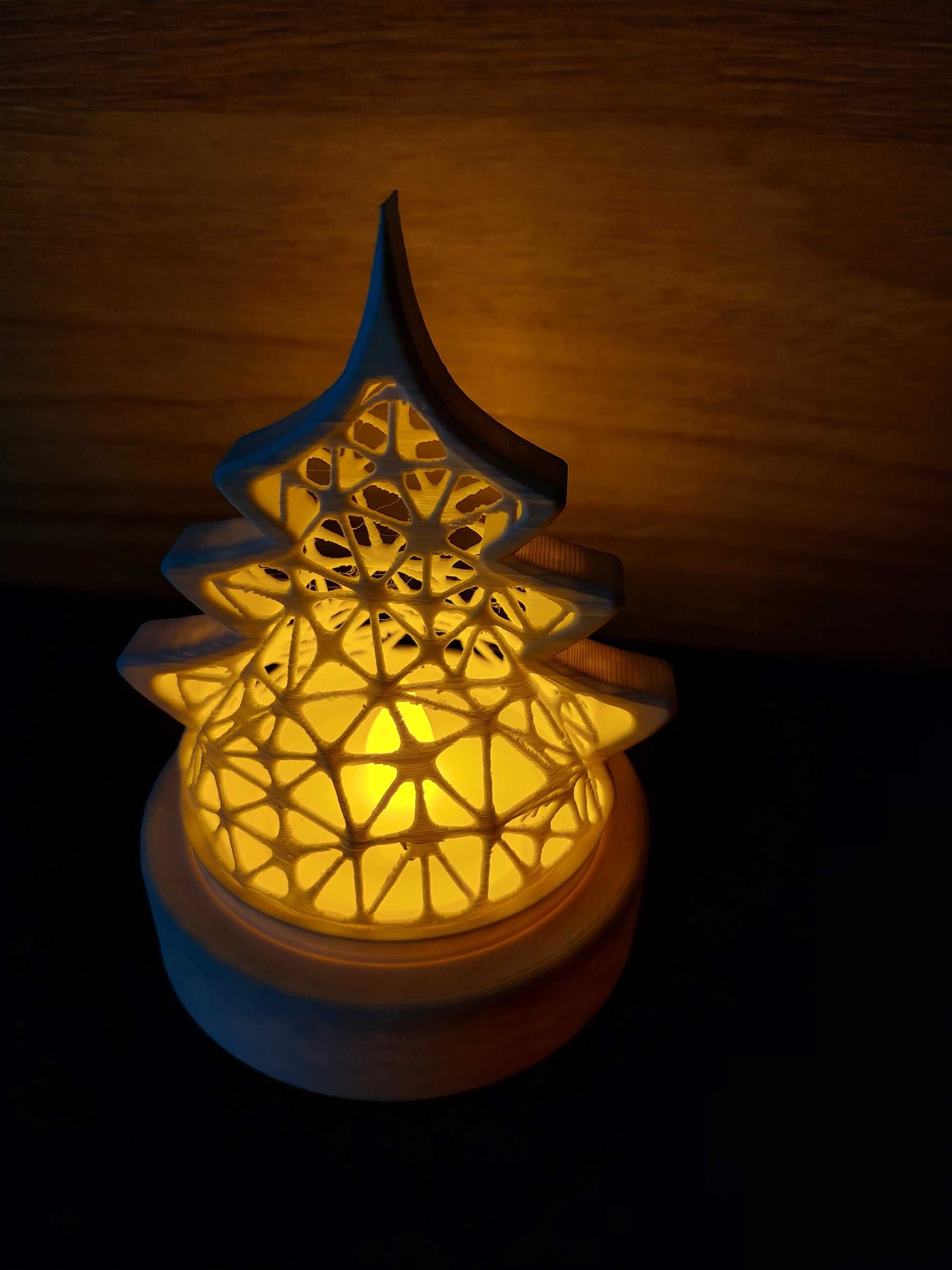 Ozdoba świąteczna, choinka na lampke led