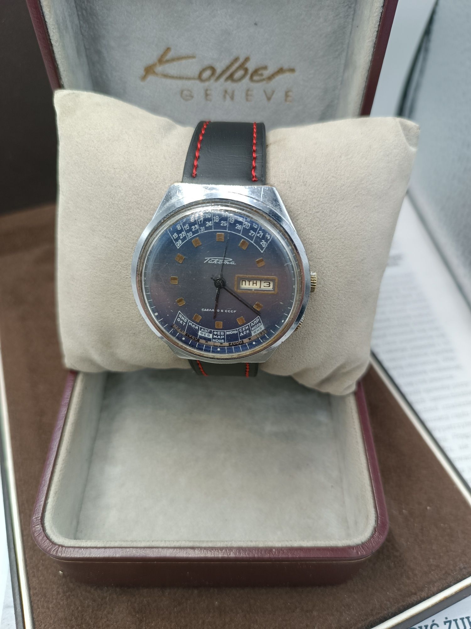 Zegarek rakieta mechaniczny multi kalendarz