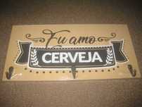 Cabide "Eu Amo Cerveja" Novo e Embalado!