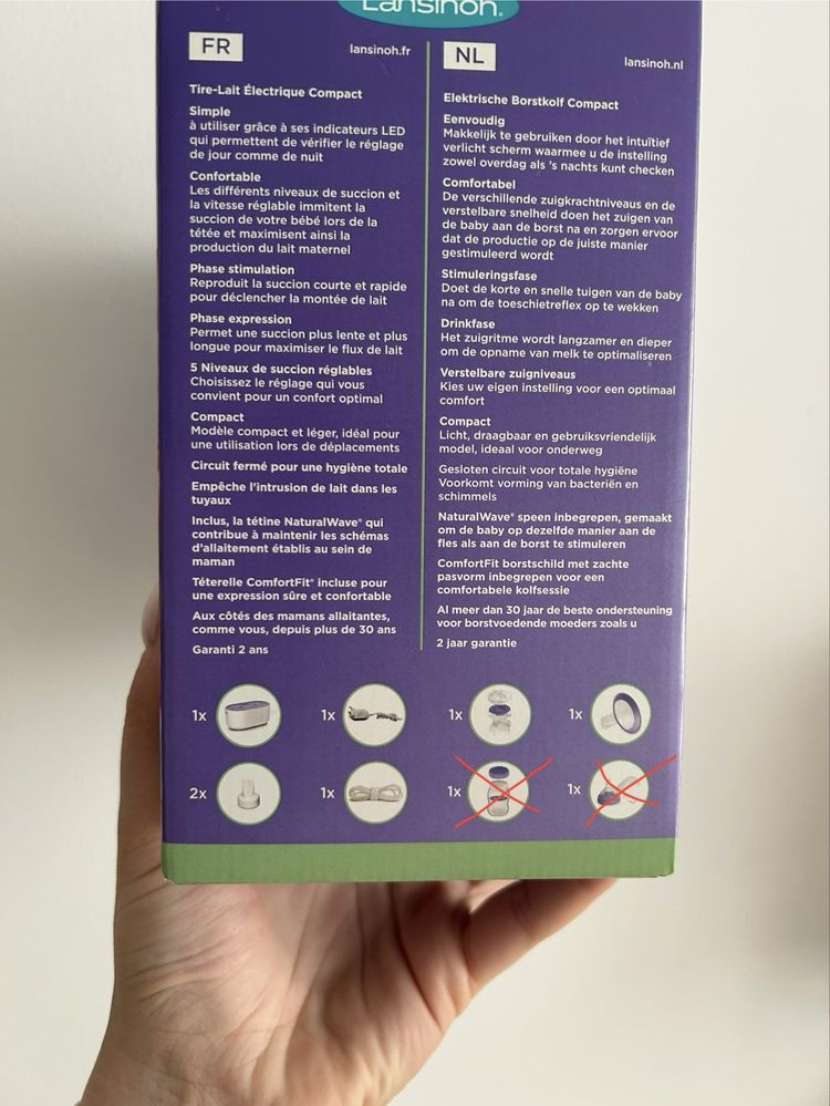 Laktator Lansinoh Pojedynczy Elektryczny