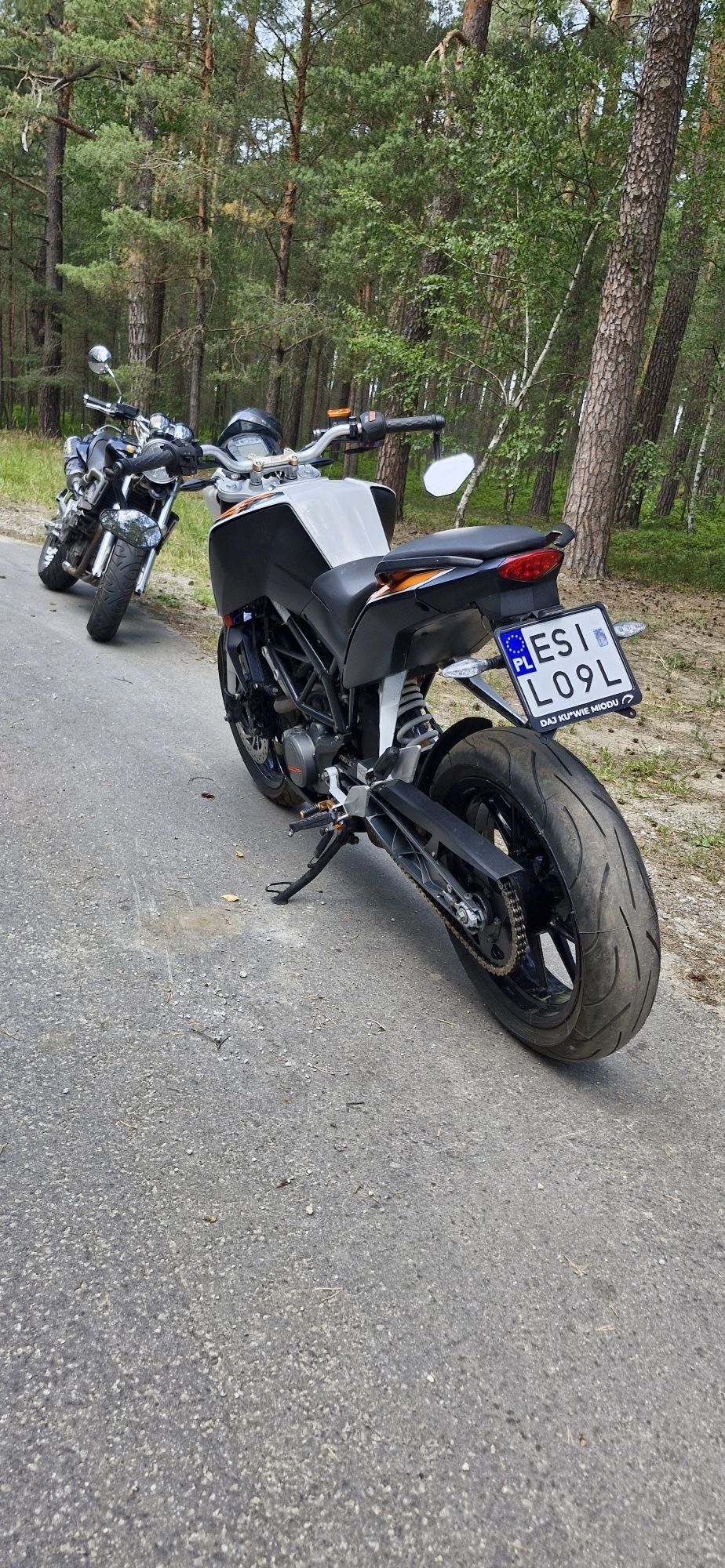 KTM Duke 125 z Niemiec na kat. B
