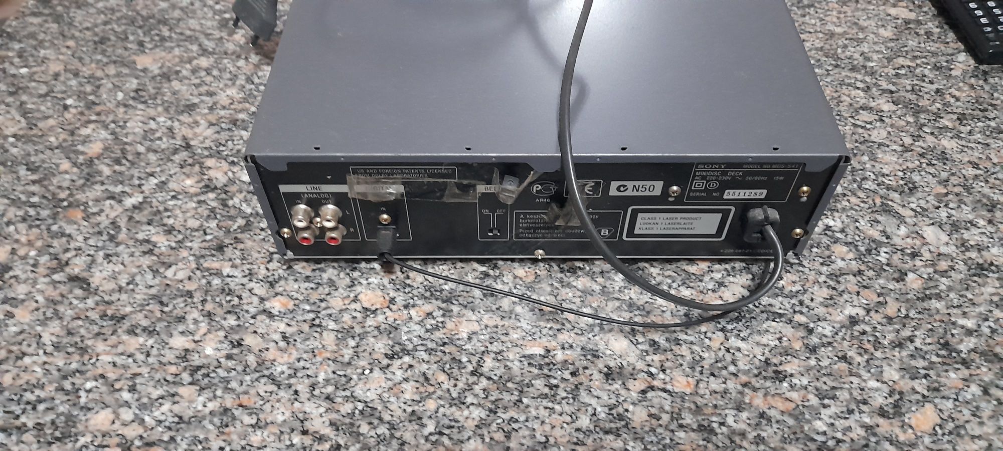 Minidisc sony avariado