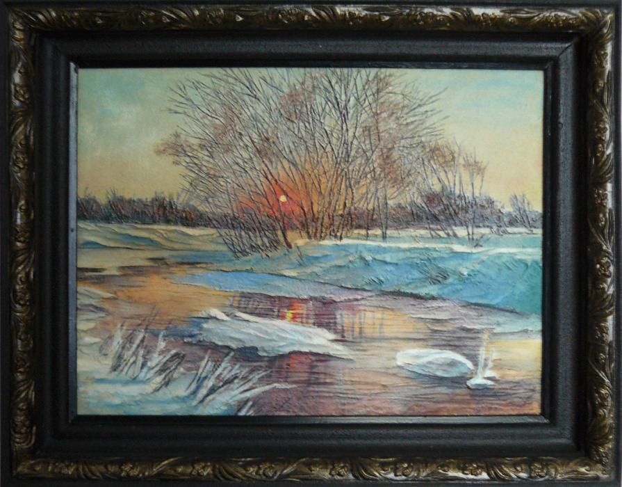 Картина олією "Зима"
