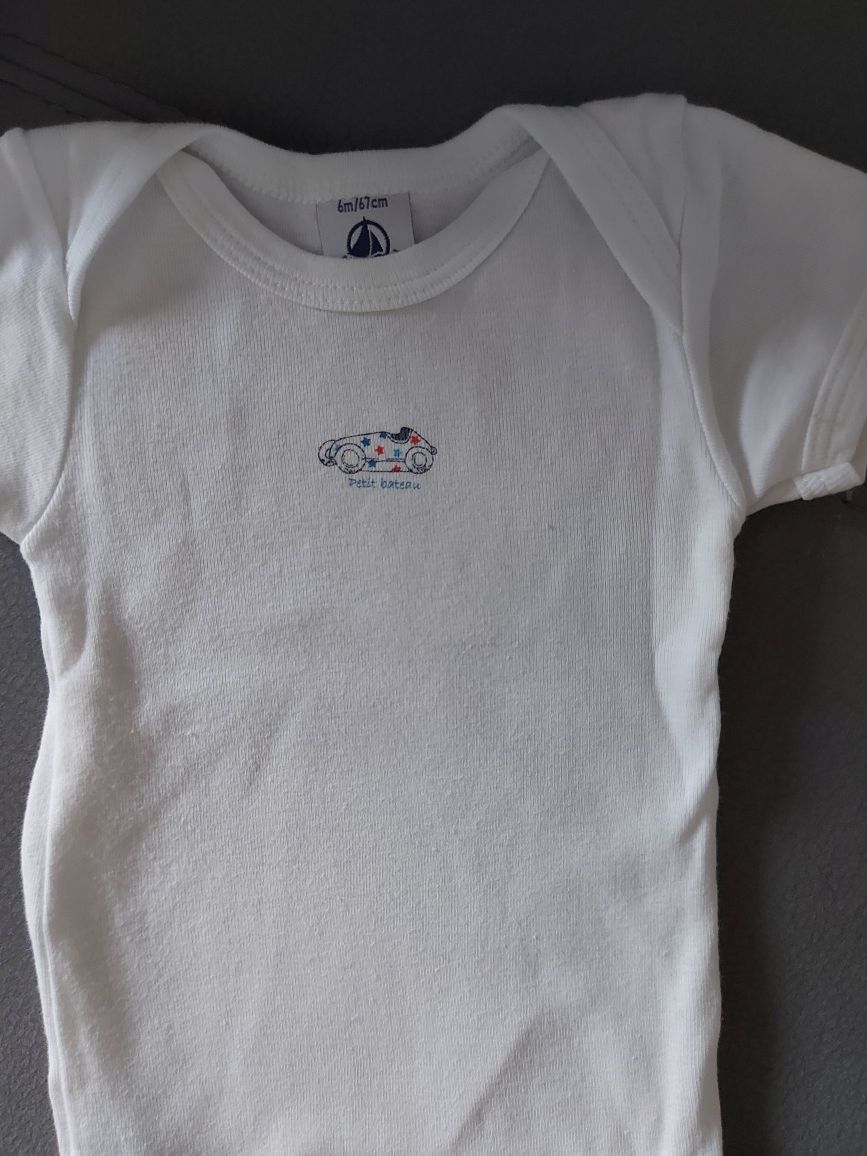 Body na krotki rękaw Petit Bateau 68 2szt