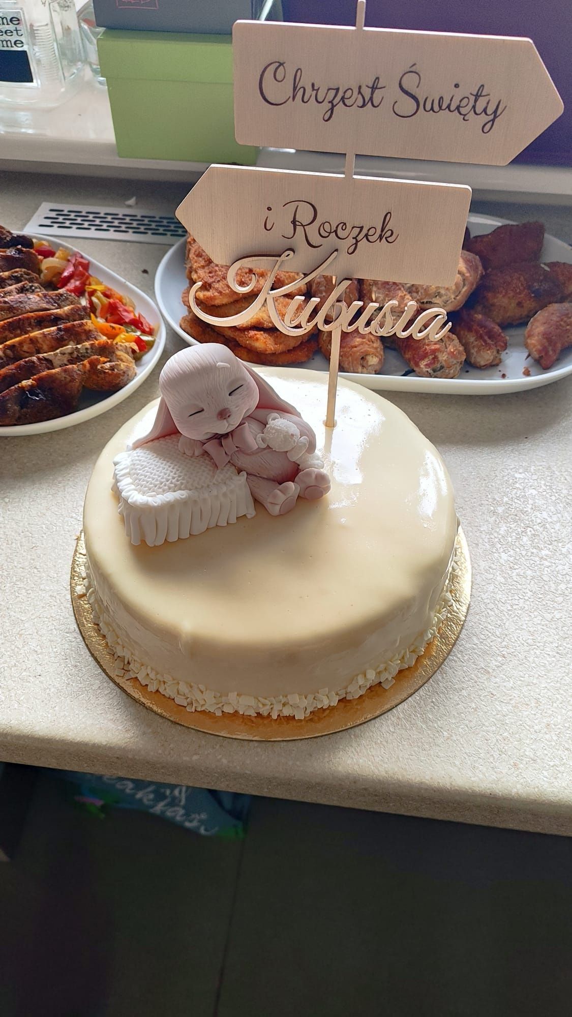 Dekoracja cukrowa na tort