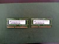 2x Memória RAM 1Gb DDR3 1066 CL7 / 1RX8 PC3-8500