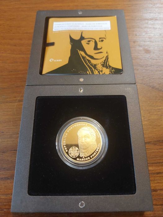 Moeda Compositores Europeus Marcos Portugal - Ouro Proof