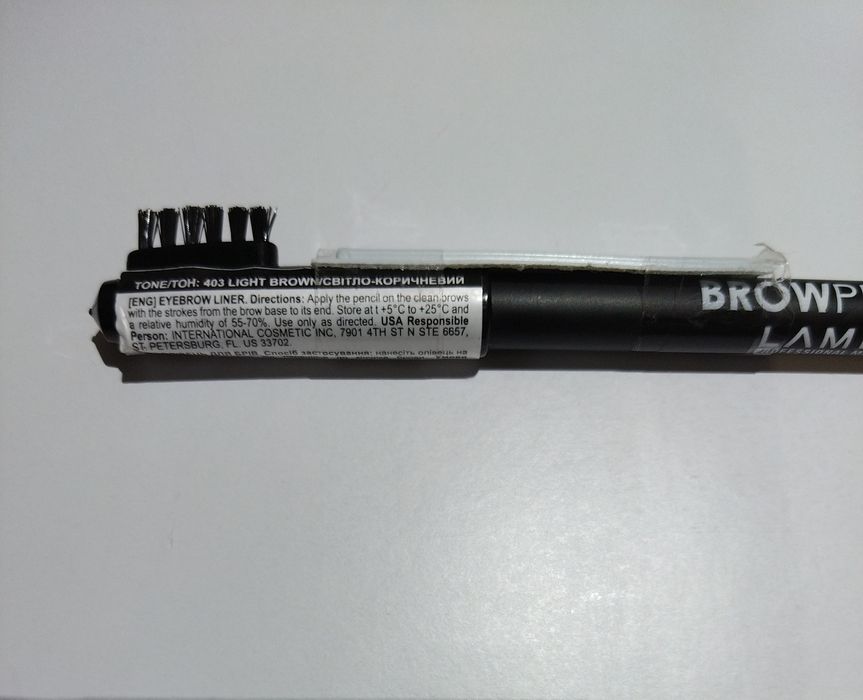Олівець для брів карандаш для бровей Lamel