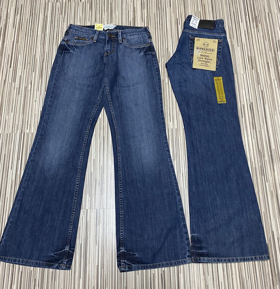 Spodnie damskie jeans szwedy 28/33 pas 70 cm komplet 2 sztuki Lee nowe