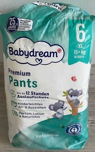 Pieluchomajtki Pantsy 6 XL 15+ kg Babydream Premium