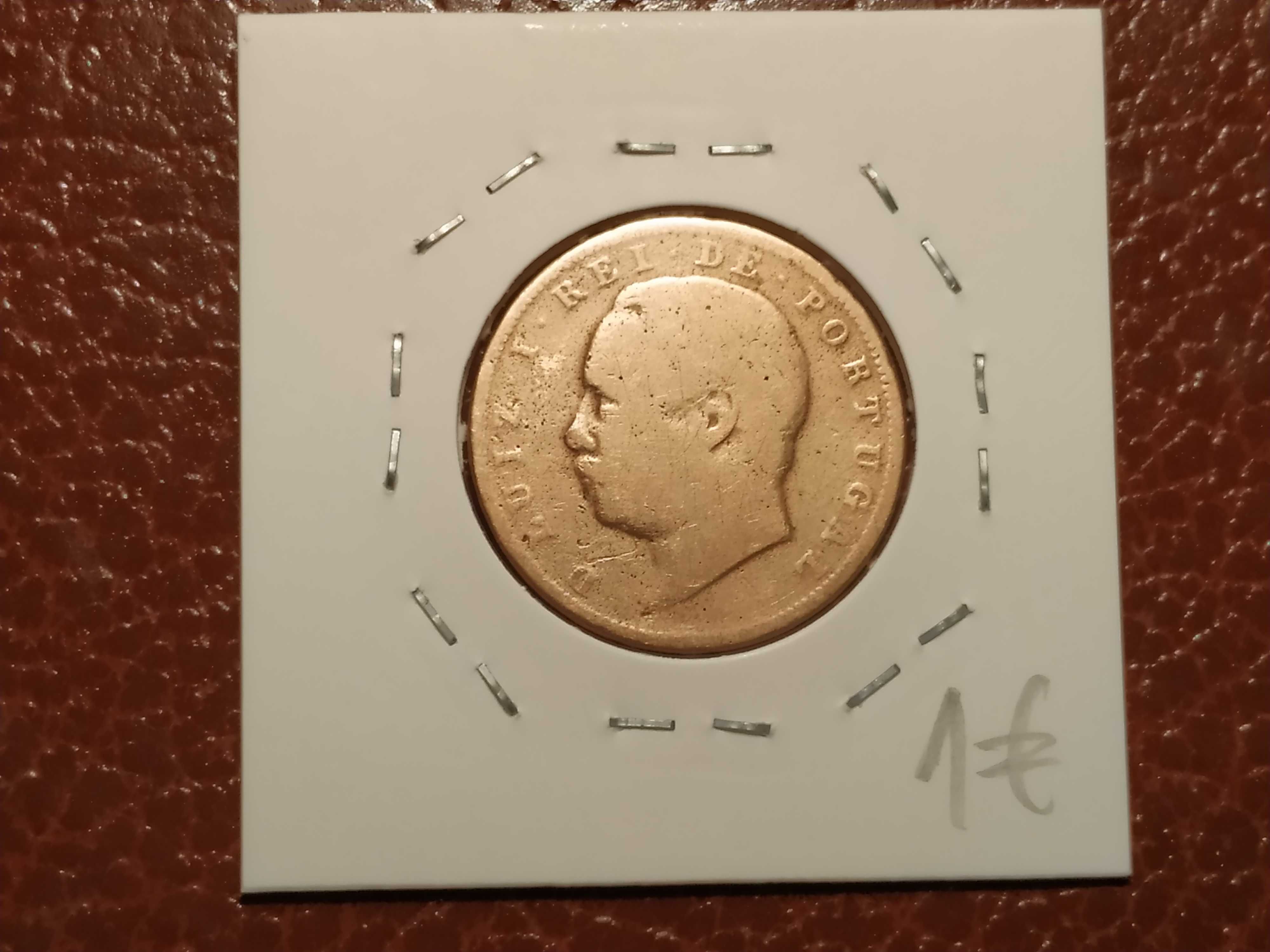 Portugal - moeda de 10 reis de 1883 (X reis-Monarquia)