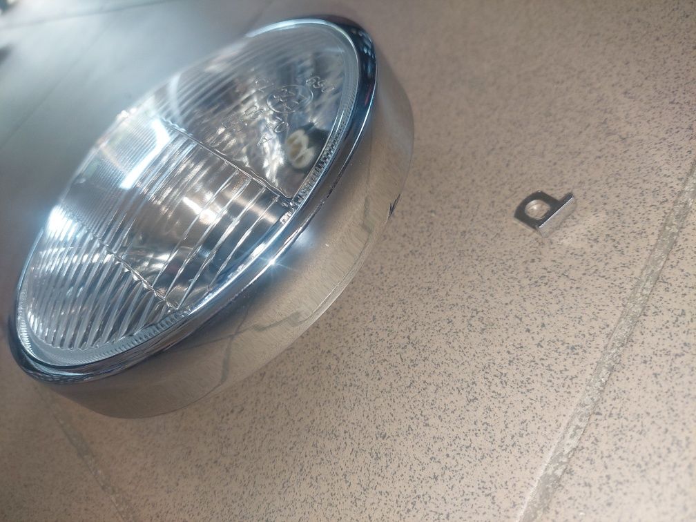 Nowy zestaw naprawczy lampy przód wsk 125 175 b3 jednoramowa szklo ram