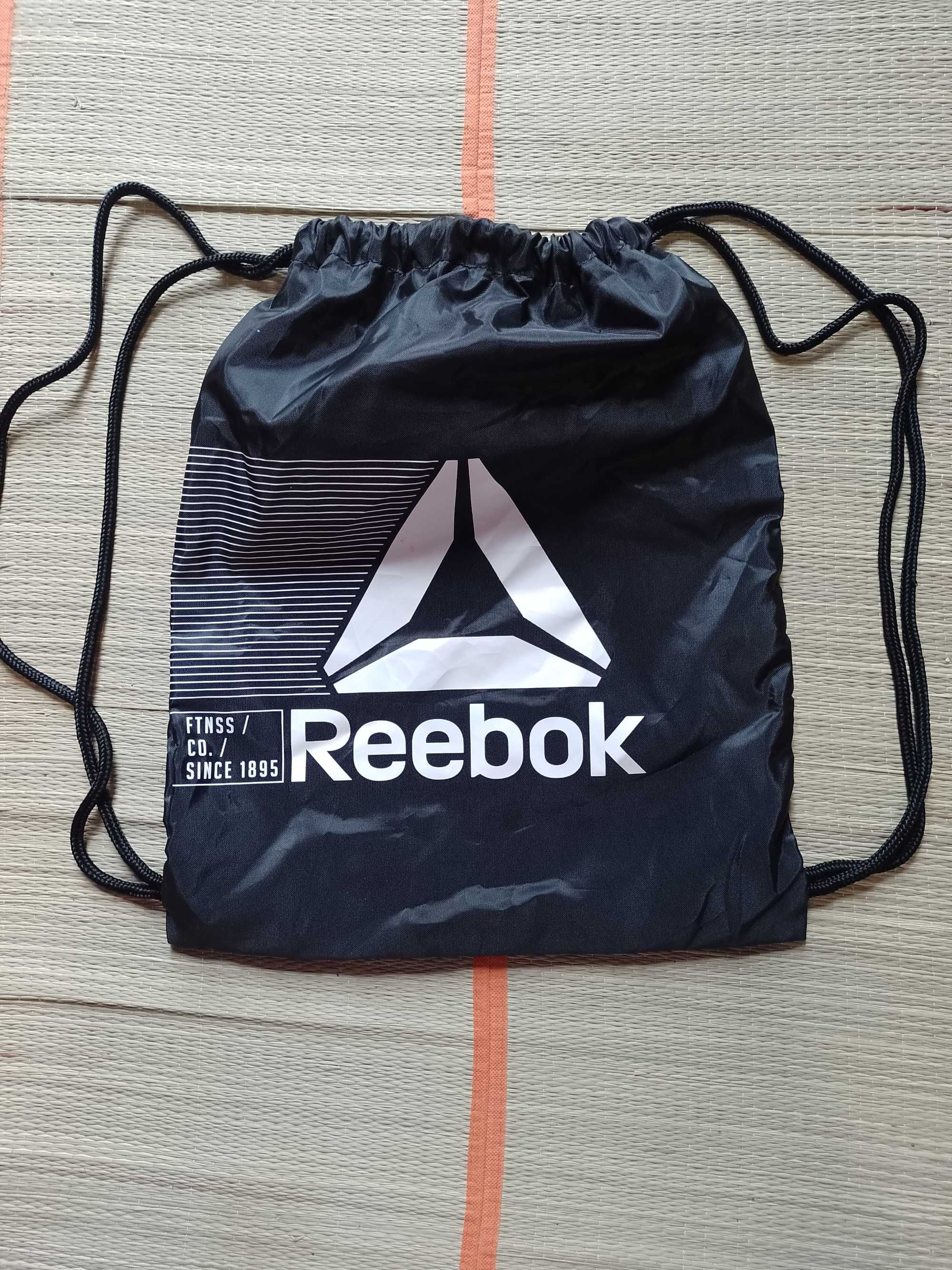 REEBOK/Czarny plecak z Londynu, Worek torebka