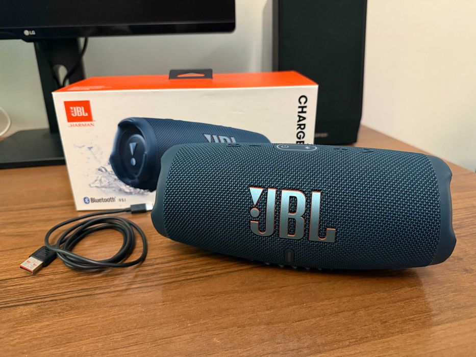 Колонка JBL Charge 5 Blue (Bluetooth, чек, гарантія)