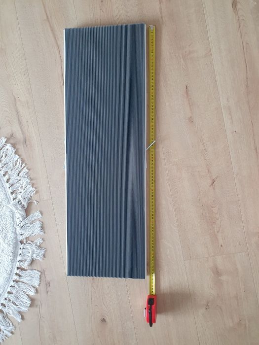 Materiał na plisy - szary zaciemniający