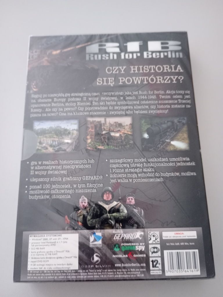 RfB Rush for Berlin w Folii! PC