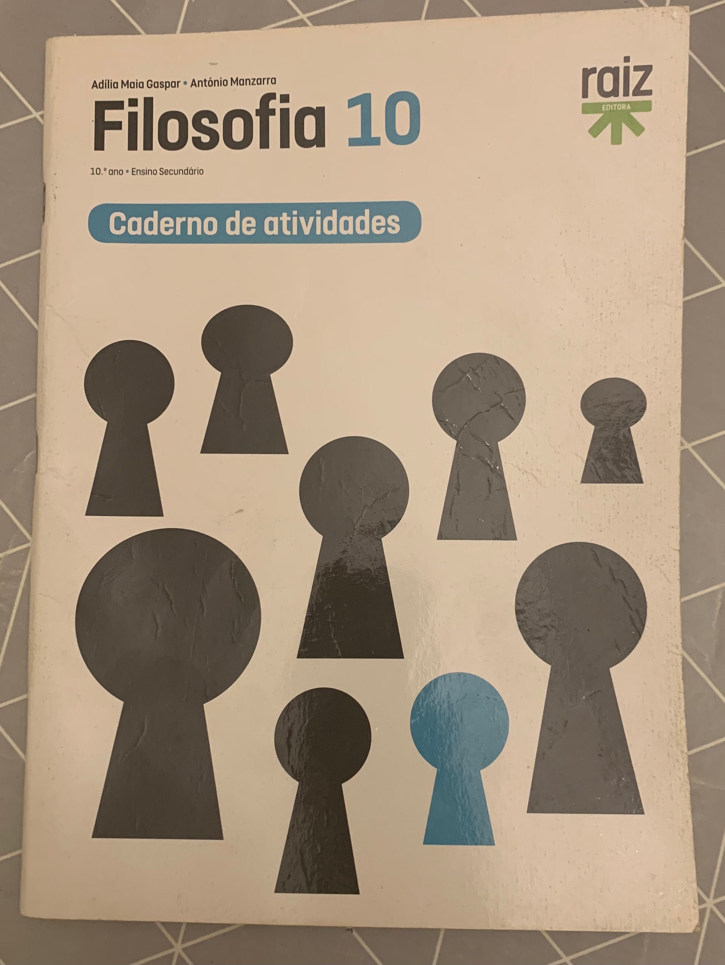 Livros ‘Filosofia 10’ do 10° Ano