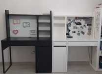2 x biurko Ikea białe i czarne