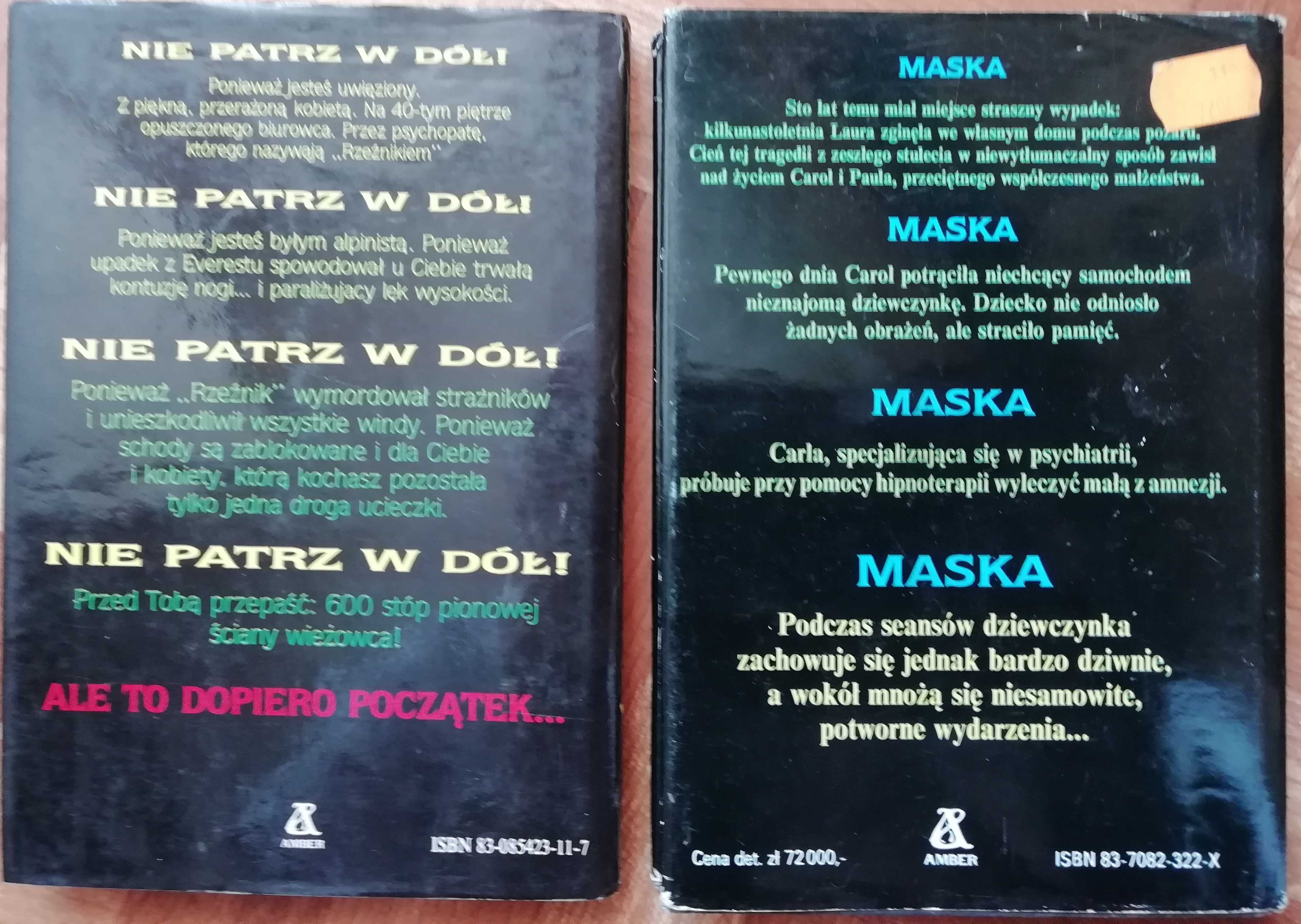 33x KSIĄŻKI SENSACYJNE Alistair MacLean, Dean R. Koontz, Robert Ludlum