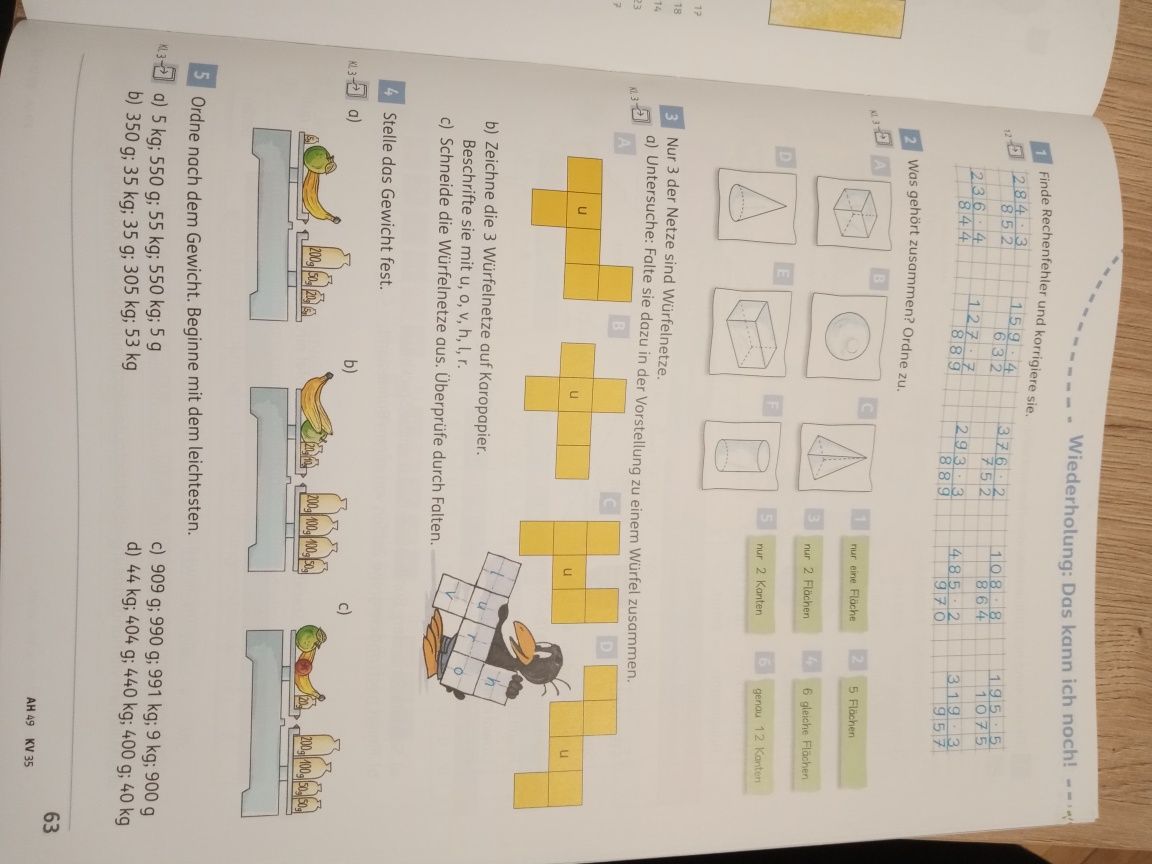 Nussknacker do kl. 4, Matematyka po niemiecku