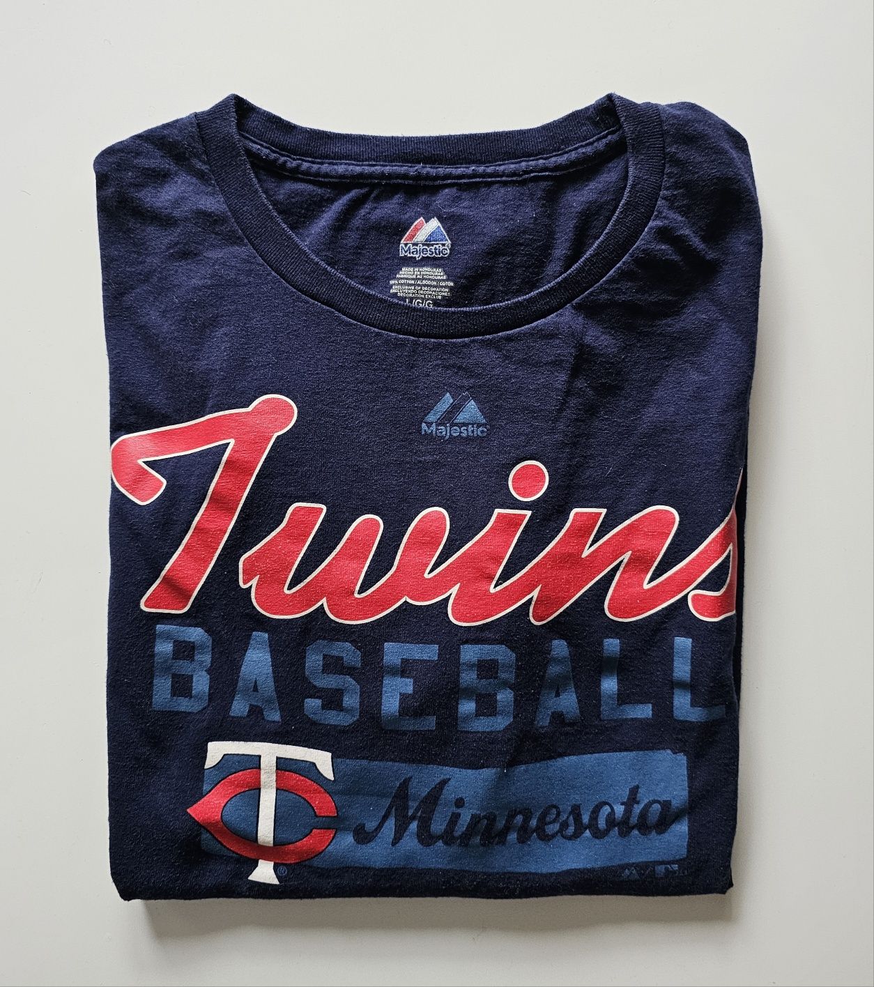 Majestic Minnesota Twins Baseball koszulka męska USA L