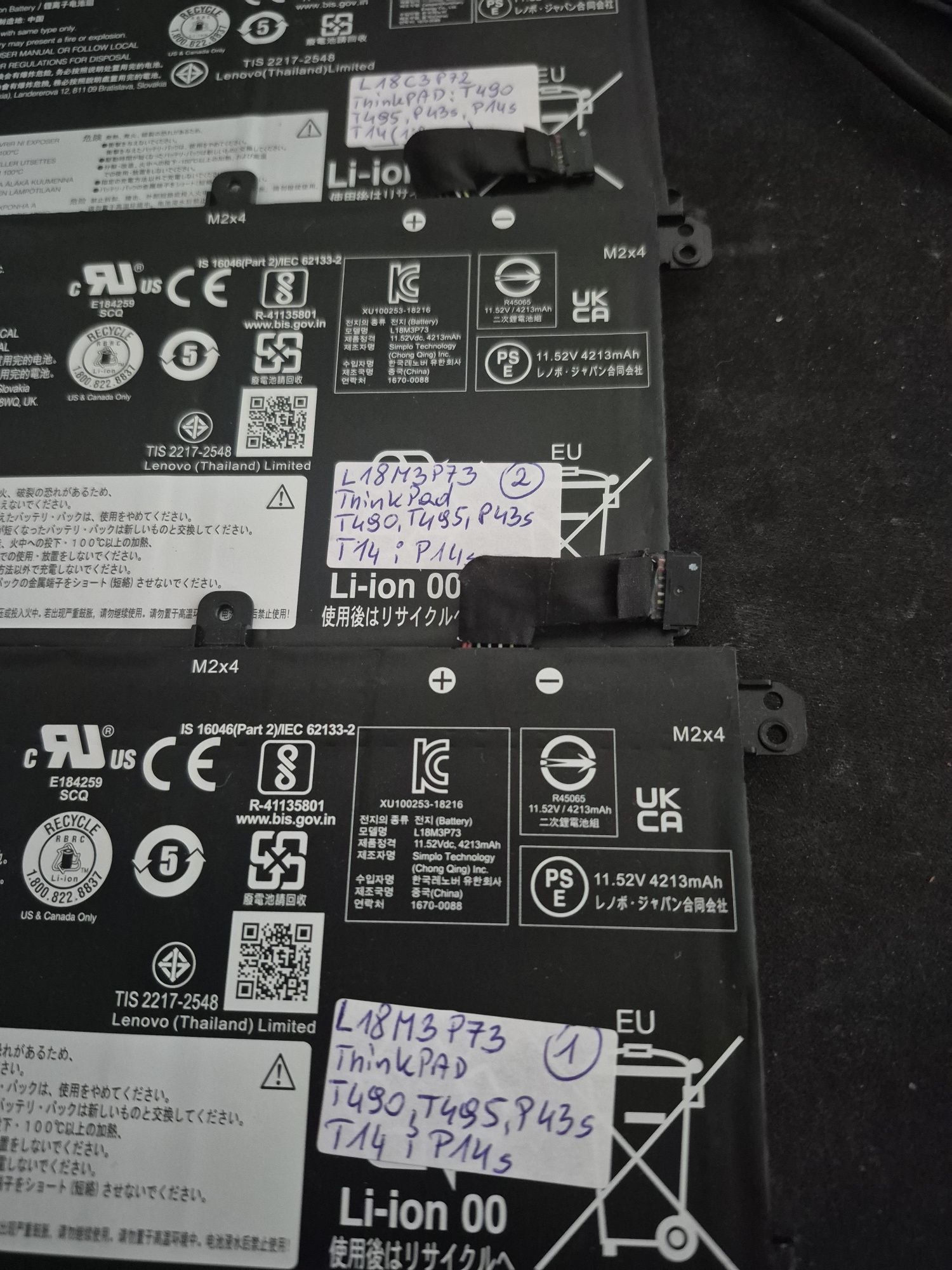 Oryginalna bateria lenovo ThinkPad T490,T495,P43s,T14,P14s
