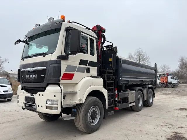 MAN TGS  MAN wywrtoka 6x6 HDS Palfinger, rok 2013.