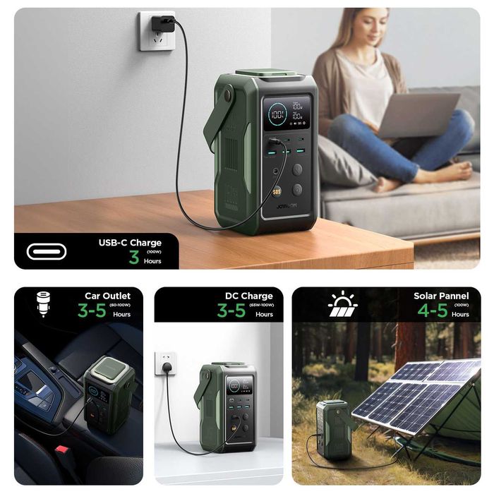Повербанк Powerbank LiFePO4 JOYROOM PD100W 75000mAh 205Wh