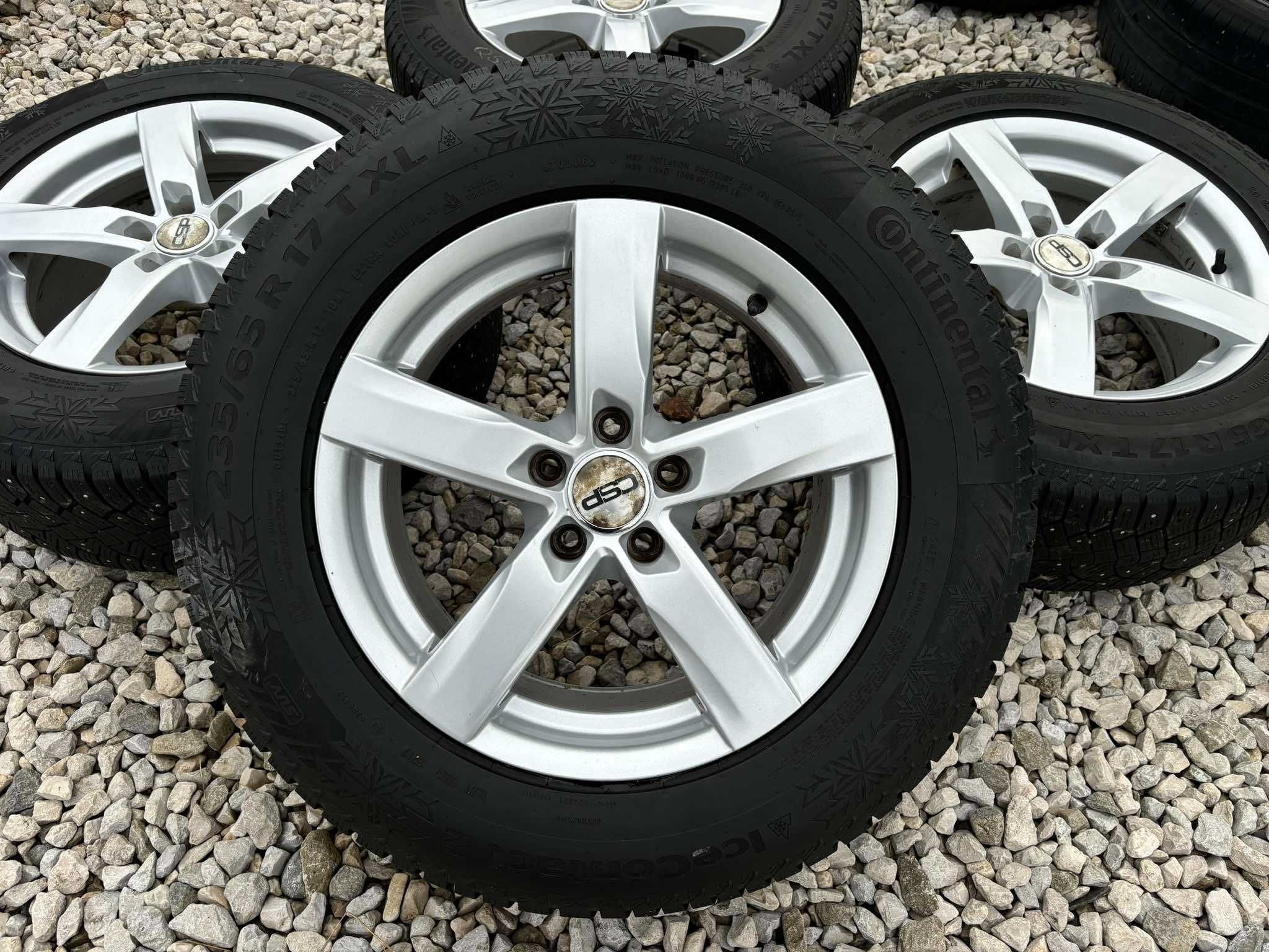 Koła Alufelgi 235/65r17 + opony zimowe do Audi Q5 model '08 - '15