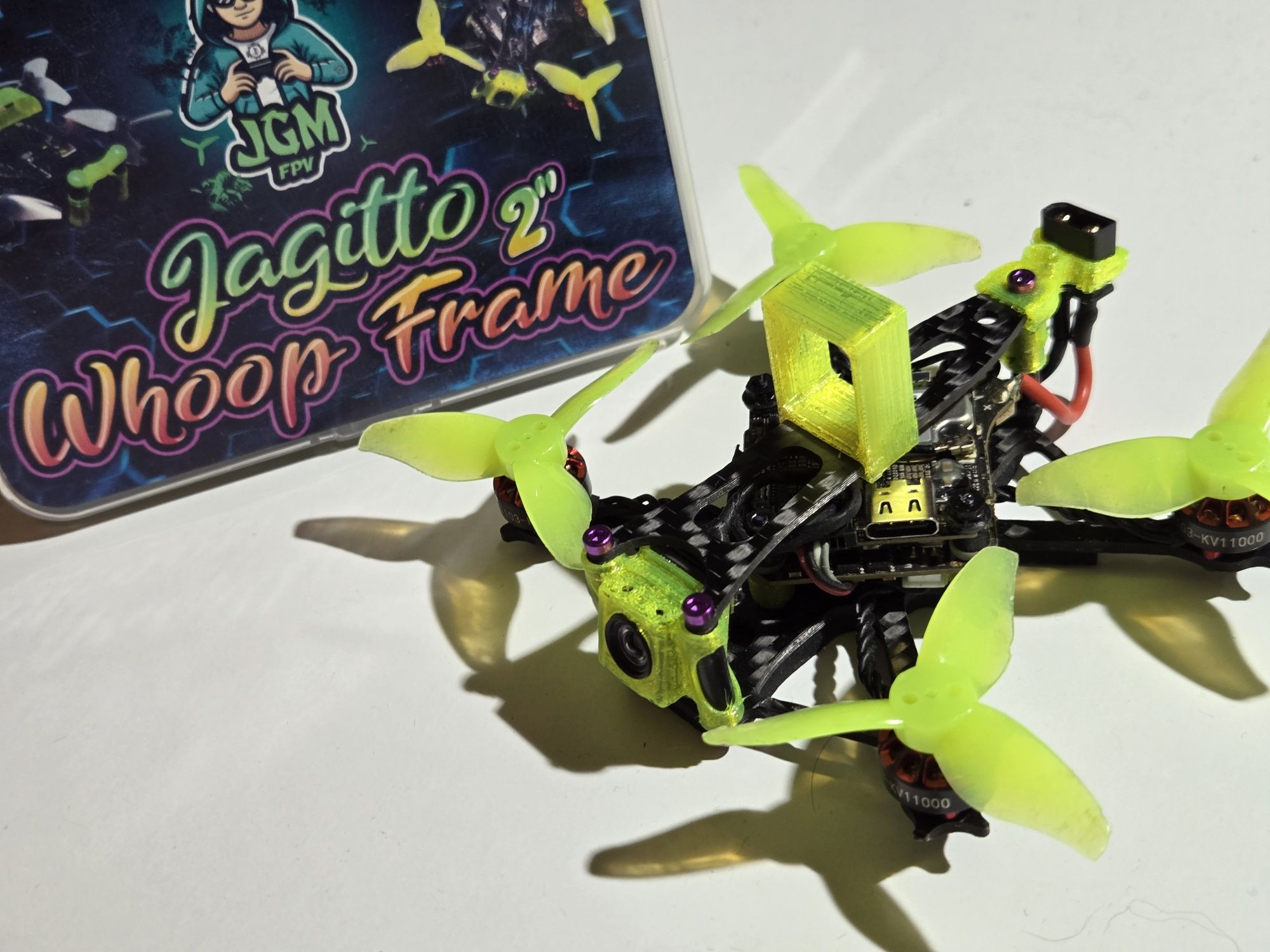 Jagitto 2 cale ramka FpV Analog & Hdzero
