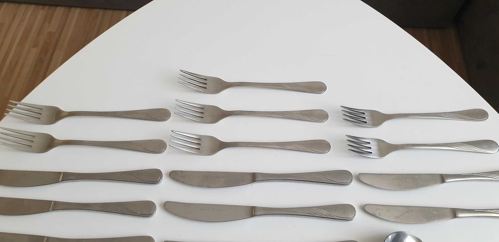 Starocie z Gdyni - Stare sztućce GERLACH zestaw 28szt.