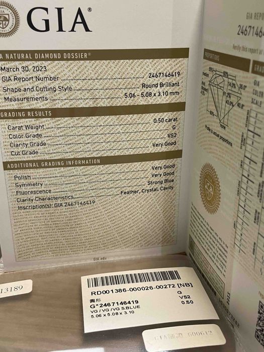 Золота каблучка з діамантами