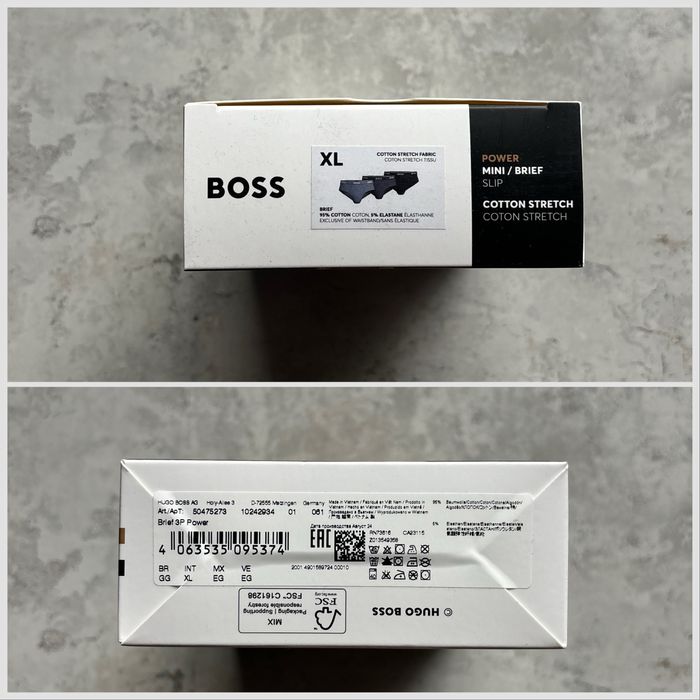 Чоловічі труси плавки сліпи боксери Boss XL XXL білизна нижня мужская