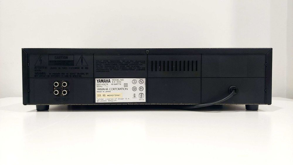 Leitor ca7 YAMAHA KX-300 ("Bias Adjust"/"Play Trim"/"Amorphous Head")*