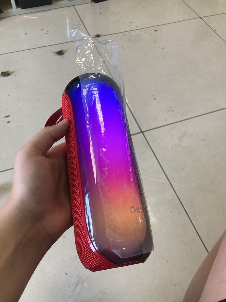 Głośnik Bluetooth okop led