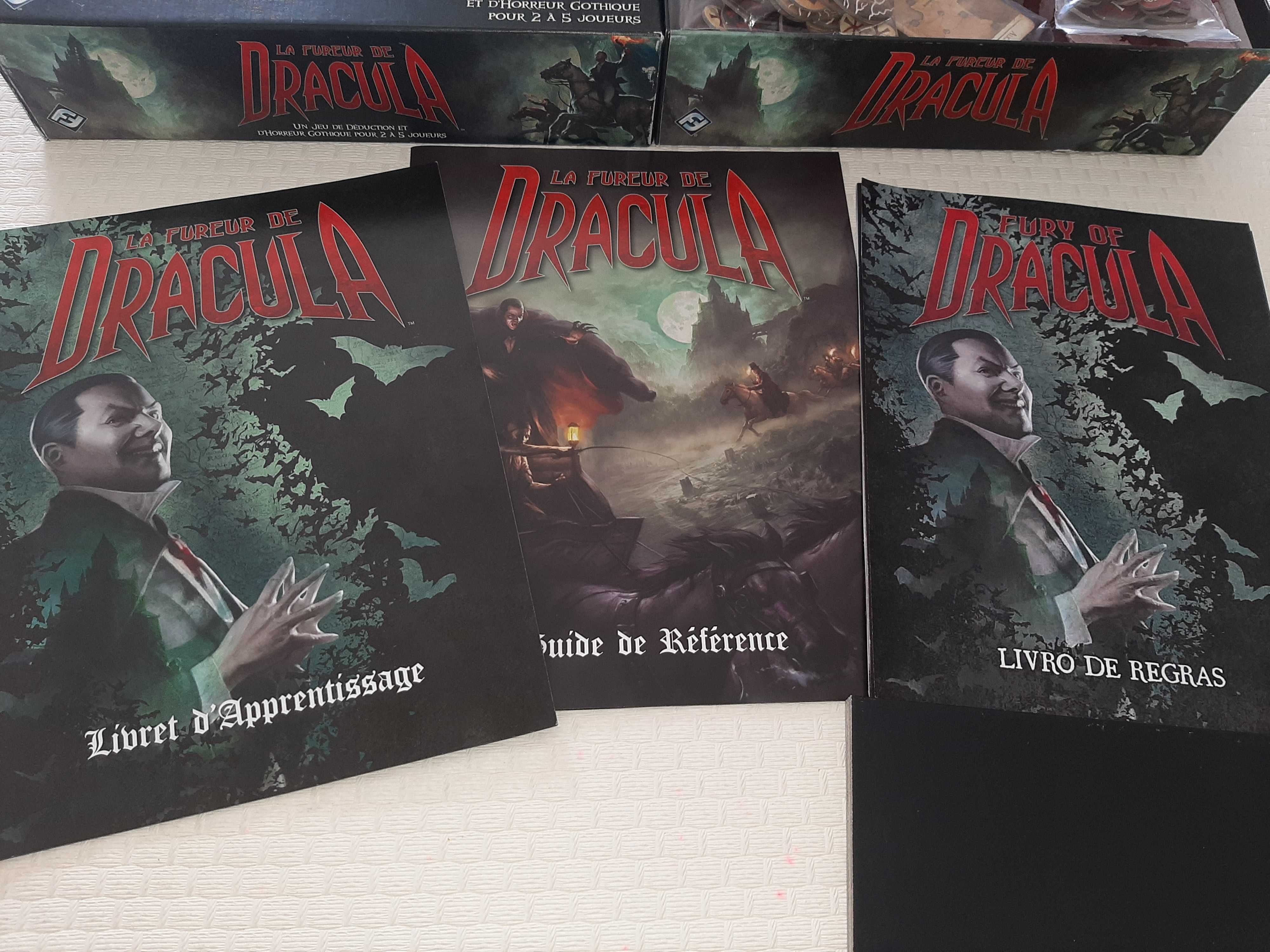 La Fureur de Dracula / Fury Of Dracula com instruções em Português