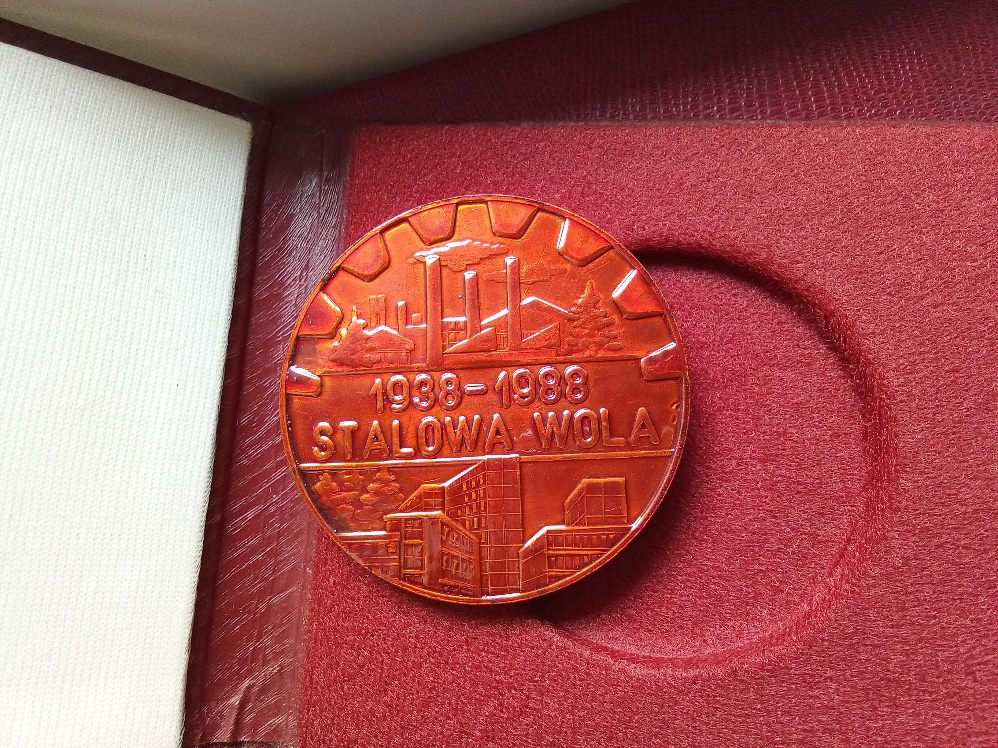 Medal pamiątkowy Huty Stalowa Wola 50 lat huty.