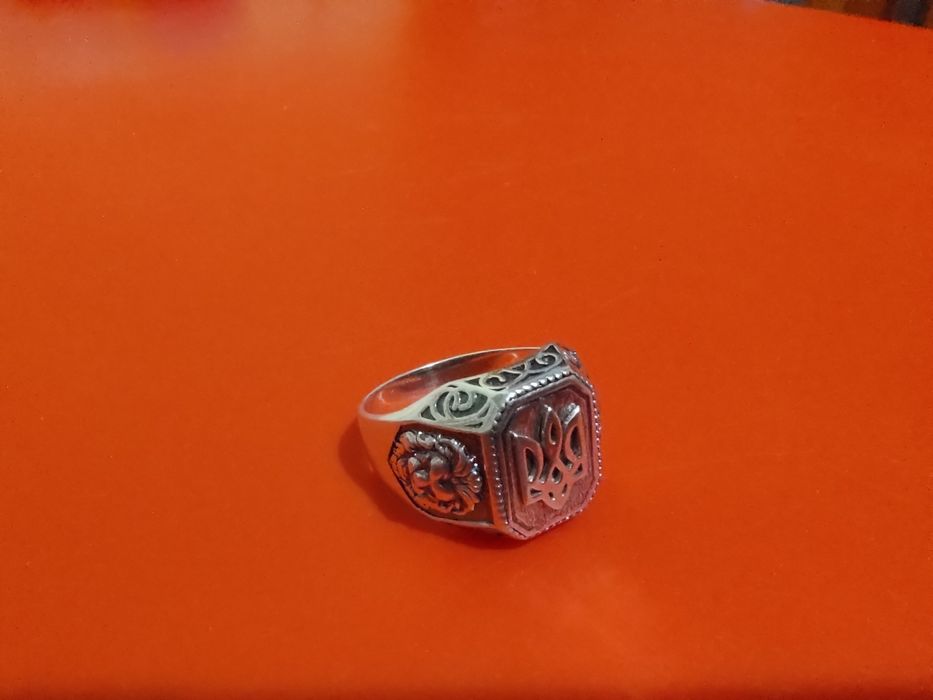 Срібна чоловіча печатка 925 | Нова з біркою | Розмір 20