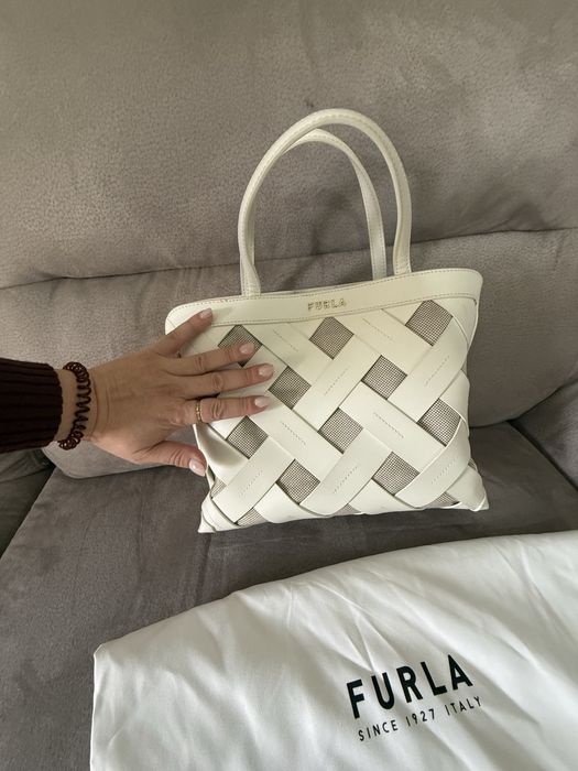 Mala FURLA Branca (Pele)