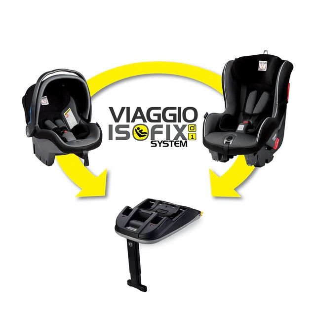 Base Isofix Peg-Pérego 0 +1 K preta