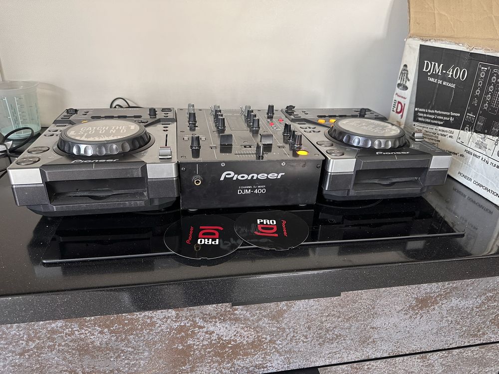 Djm400 + cdj400 komplet kontroler i cdj playery