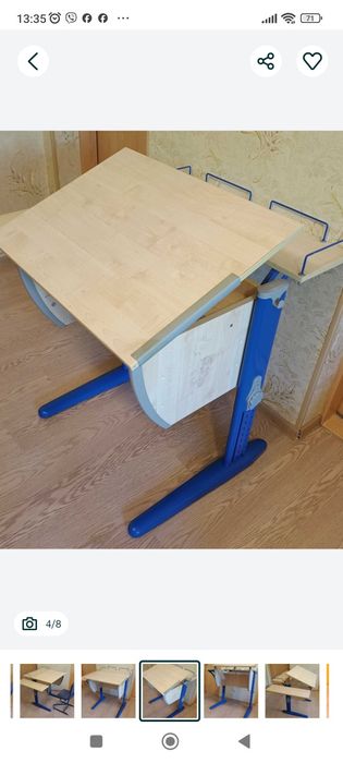 Дитяча парта і стілець фірми Демі