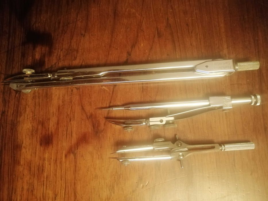 Compassos vintage Kern Hartchrom - modelo grande