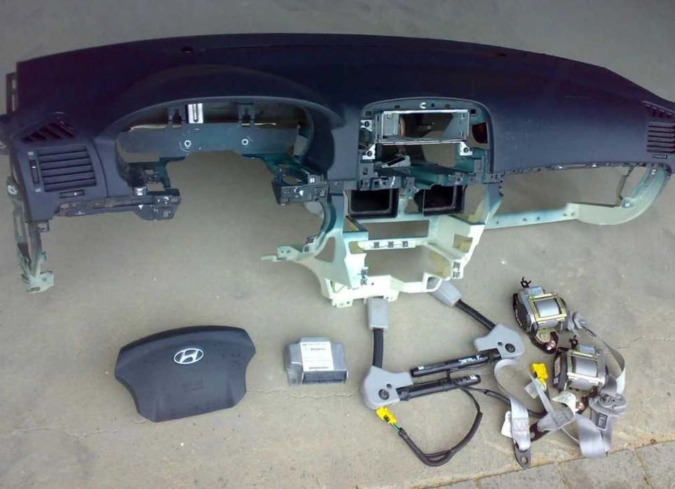 Hyundai Sonata Nf, Хюндай Соната торпедо, подушка ремни безопасности