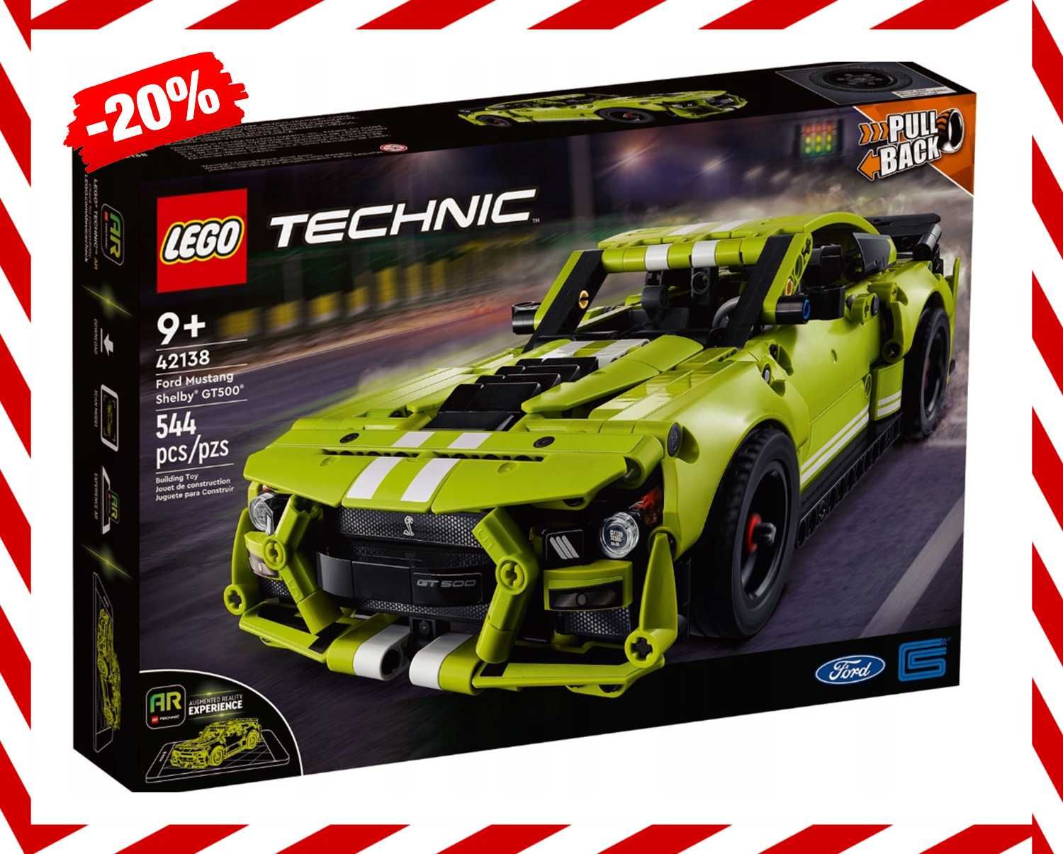 NOWE KLOCKI LEGO Technic Ford Mustang Shelby GT500 (Promocja 24H)