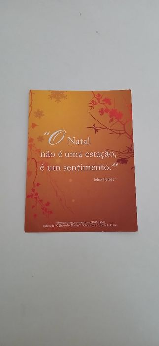 Postal com poema, de Natal