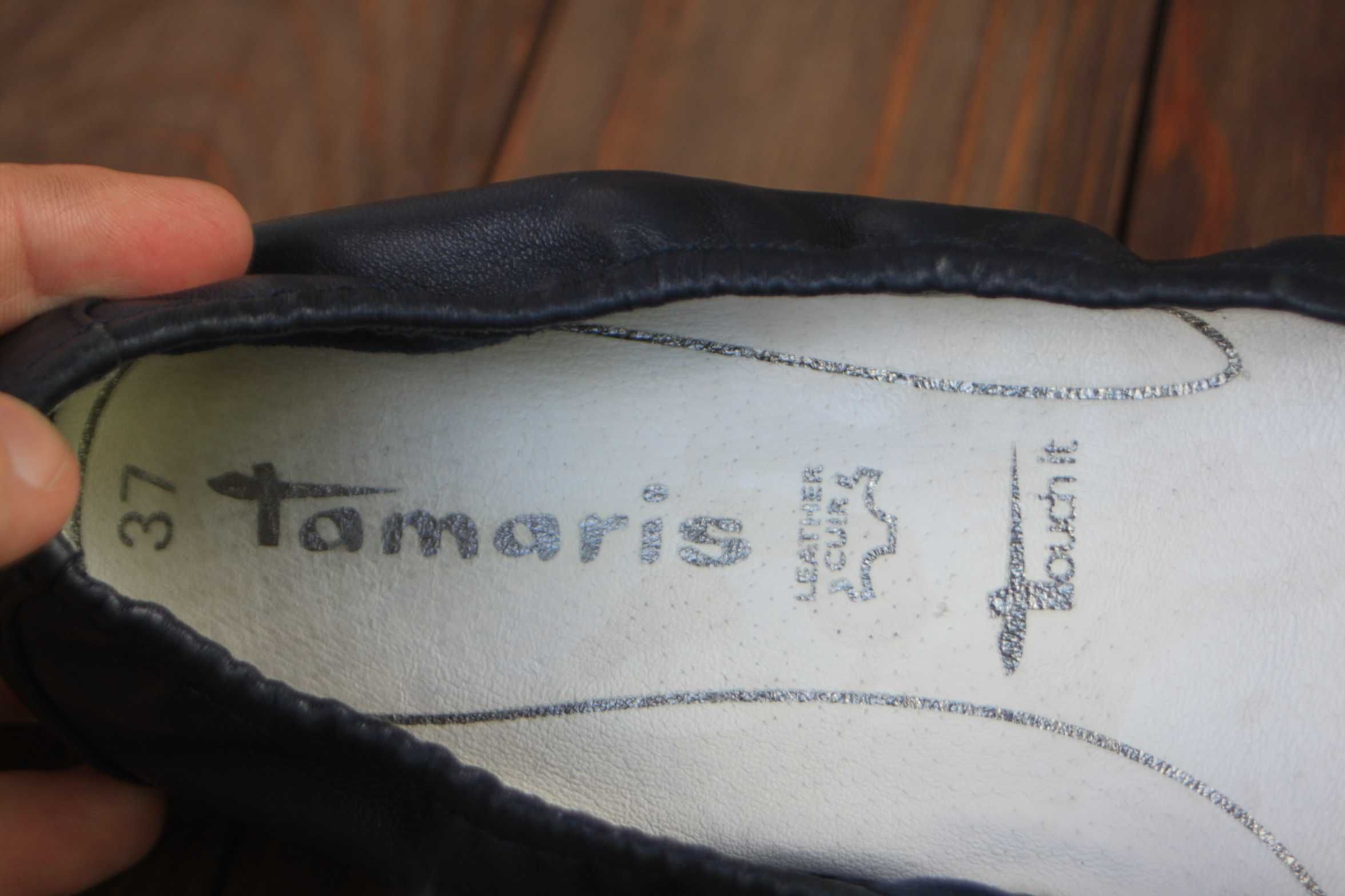 Балетки Tamaris кожа Германия 37р туфли мокасины
