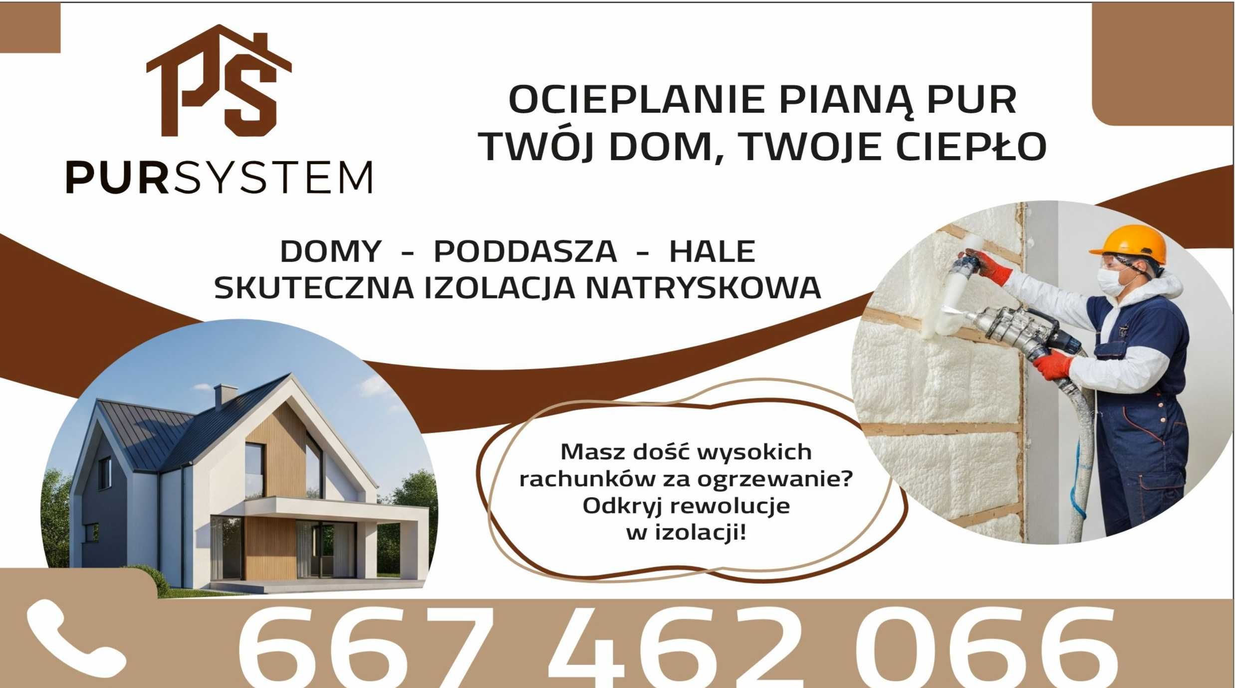 Ocieplanie poddasza pianą pur