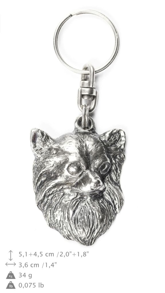 Chihuahua długowłosy brelok do kluczy Art-Dog