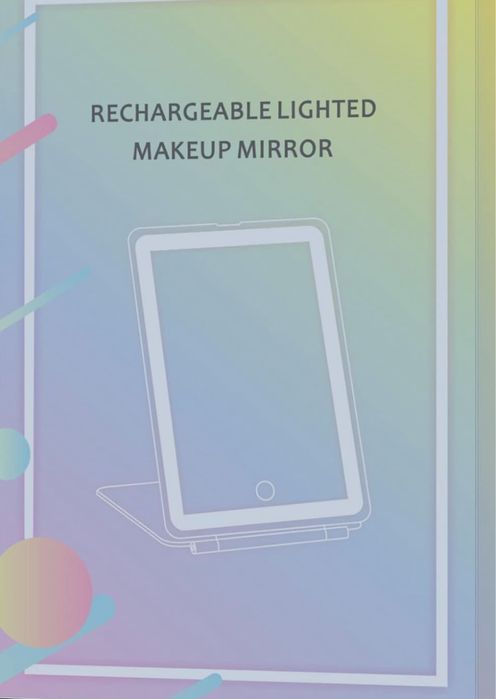 USB Akumulator Lustro do makijażu z oświetleniem